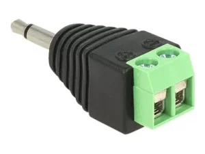 DELOCK Adapter Klinke Stecker 3,5mm>2Pin