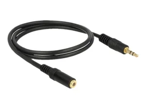 DELOCK Klinkenverläng. 3,5 mm 3 Pin 1 m