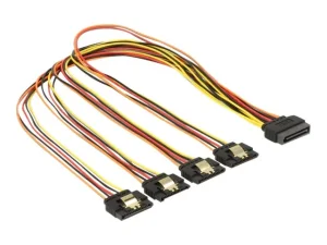 DELOCK Kabel SATA 15 Pin Strom Stecker