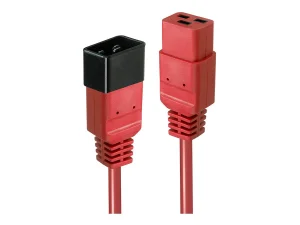 LINDY 3m IEC C19 auf IEC C20 Verl rot