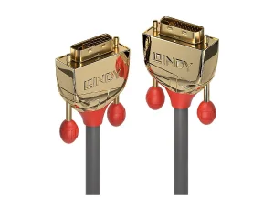 LINDY 0,5m DVI-D DualLink Kabel GoldLine
