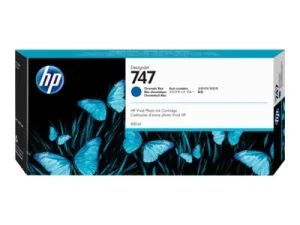 HP 747 300-ml Chromatic Blue Ink Cartrid