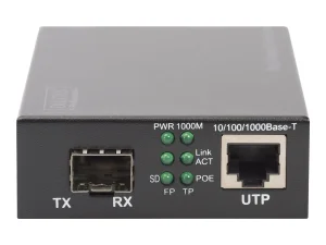 DIGITUS Gigabit PoE Medienkonverter