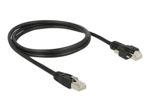 DELOCK Kabel RJ45 mit Schrauben Cat.6 1m