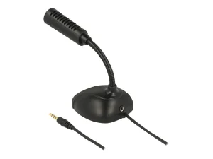 DELOCK Kondensator Mikrofon 3,5mm 4Pin