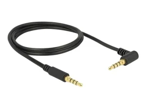 DELOCK KlinkenKabel 3,5 mm 4 Pin 1 m bl