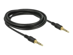 DELOCK KlinkenKabel 3,5 mm 4 Pin 3 m