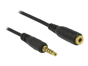 DELOCK Klinkenkabel 3,5mm 5 Pin 3m