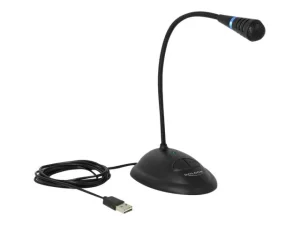 DELOCK USB Schwanenhals Mikrofon