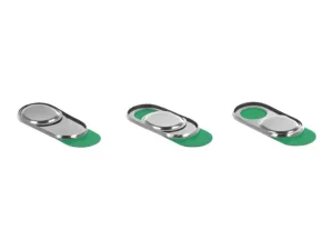 DELOCK Webcam Abdeckung 3 Stück silber