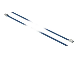 DELOCK Kabelbinder L 400 x B 4,6mm blau