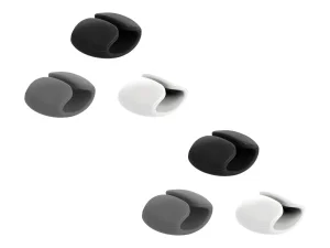 DELOCK Kabelhalter Clip Set 6 Stück