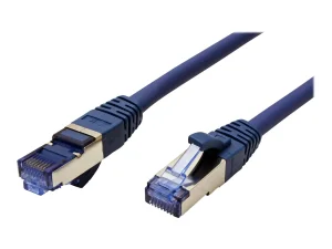 VALUE Patchkabel Kat.6A blau 0,3m