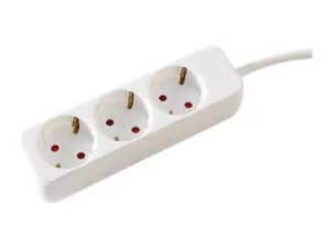 VALUE 3-fach Steckdosenleiste 3m