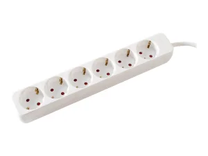 VALUE 6-fach Steckdosenleiste 1,5m