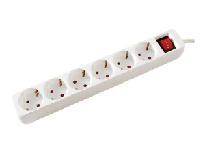 VALUE 6-fach Steckdosenleiste Schalter3m