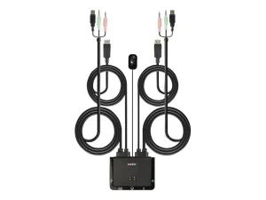 LINDY 2 Port DisplayPort USB KVM Switch