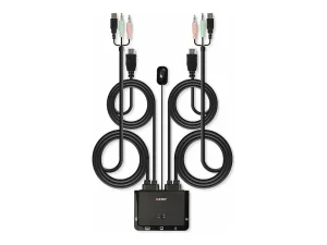 LINDY 2 Port HDMI 18G USB KVM Switch