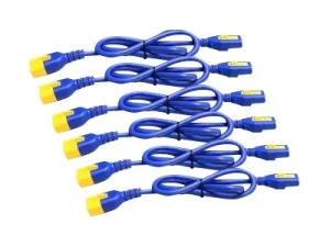 APC Power Cord Kit 6EA C13-C14 1.8m Blue