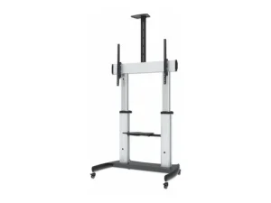MH TV-Staender rollbar 60-100Z 2 Fachbdn