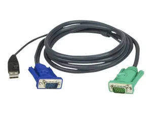 ATEN 2L-5205U KVM-Kabel VGA USB 5m