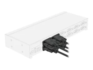 DELOCK Seriell Kabel RS-232 Sub-D9 2m