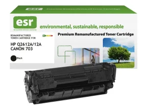 ESR cartr HP Q2612A blk reman 2k