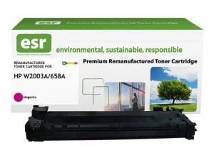 ESR cartr HP W2003A blk reman 6k