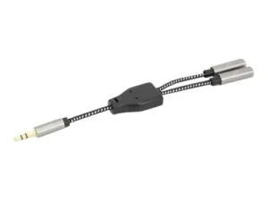 MH Kopfhörer-Y-Kabel mit Aux 3,5mm
