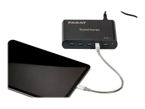 PARAT TC5 TwinCharger GaN schwarz