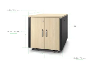 APC NetShelter Soundproof Server Rack 12