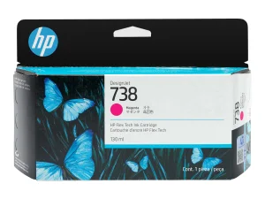 HP 738 130-ml Magenta DesignJet Ink Cart