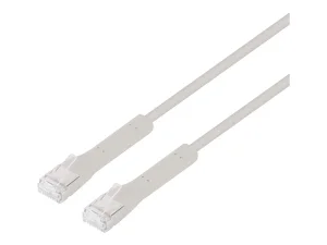 INT Cat6a F/FTP Flexi Patchk. 0,5m grau