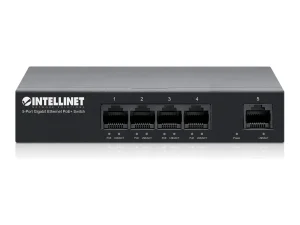 INT 5-Port Gigabit Ethernet PoE+ Switch