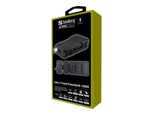 SANDBERG Solar 5-Panel Powerbank 10000