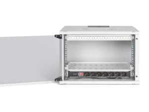 DIGITUS 48,26cm Netzwerk-Set 7HE Wandgeh