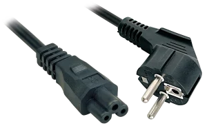 2m Netzkabel Schuko an C5