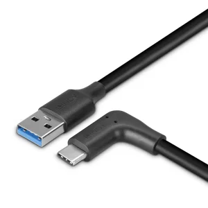 0.5m USB 3.2 Typ A an C Kabel, 90° gewinkelt, 10Gbit/s