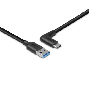 1.5m USB 3.2 Typ A an C Kabel, 90° gewinkelt, 10Gbit/s