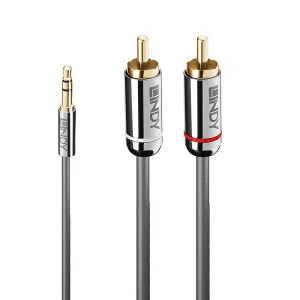 0.5m 3.5mm an Phono Audiokabel, Cromo Line
