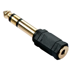 Stereo Audio-Adapter, 3.5mm Klinkenbuchse an 6.3mm Klinkenstecker