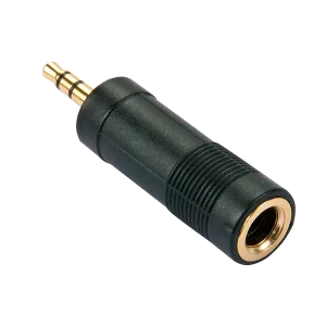 Stereo Audio-Adapter, 3.5mm Klinkenstecker an 6.3mm Klinkenbuchse