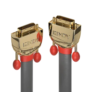 20m DVI-D Dual Link Kabel, Gold Line