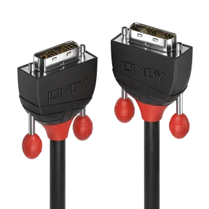 2m DVI-D Single Link Kabel, Black Line