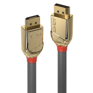 1m DisplayPort 1.4 Kabel, Gold Line