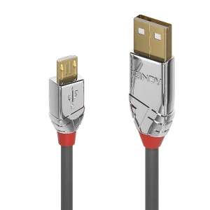 1m USB 2.0 Typ A an Micro-B Kabel, Cromo Line