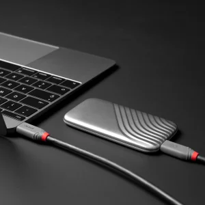 2m USB4 Typ C Kabel, 40Gbit/s, 240W PD, Anthra Line