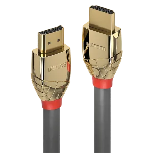 2m High Speed HDMI Kabel, Gold Line