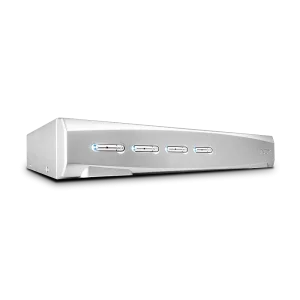 4 Port KVM Switch DisplayPort 1.2, USB 2.0 & Audio