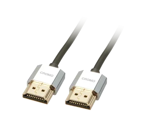CROMO® Slim High-Speed-HDMI-Kabel mit Ethernet, Typ A/A, 0.5m
